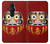 W3023 Japan Good Luck Daruma Doll Hard Case and Leather Flip Case For Sony Xperia Pro-I