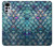 W3809 Mermaid Fish Scale Hard Case and Leather Flip Case For Motorola Moto G22