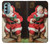 W1417 Santa Claus Merry Xmas Hard Case and Leather Flip Case For Motorola Moto G Stylus 5G (2022)