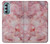 W2843 Pink Marble Texture Hard Case and Leather Flip Case For Motorola Moto G Stylus 5G (2022)