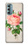 W3079 Vintage Pink Rose Hard Case and Leather Flip Case For Motorola Moto G Stylus 5G (2022)