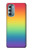 W3698 LGBT Gradient Pride Flag Hard Case and Leather Flip Case For Motorola Moto G Stylus 5G (2022)