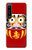 W3045 Japan Good Luck Daruma Doll Hard Case and Leather Flip Case For Sony Xperia 1 IV