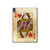 W2833 Poker Card Queen Hearts Tablet Hard Case For iPad Air (2022, 2020), Air 11 (2024), Pro 11 (2022)