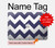 W2345 Navy Blue Shavron Zig Zag Pattern Hard Case Cover For MacBook Air 13″ (2022,2024) - A2681, A3113