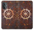 W2766 Ship Wheel Rusty Texture Hard Case and Leather Flip Case For OnePlus Nord N20 5G