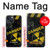 W3891 Nuclear Hazard Danger Hard Case and Leather Flip Case For iPhone 13