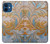 W3875 Canvas Vintage Rugs Hard Case and Leather Flip Case For iPhone 12 mini