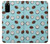 W3860 Coconut Dot Pattern Hard Case and Leather Flip Case For Samsung Galaxy S20