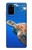 W3898 Sea Turtle Hard Case and Leather Flip Case For Samsung Galaxy S20 Plus, Galaxy S20+