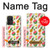 W3883 Fruit Pattern Hard Case and Leather Flip Case For Samsung Galaxy A52, Galaxy A52 5G