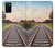 W3866 Railway Straight Train Track Hard Case and Leather Flip Case For Samsung Galaxy A02s, Galaxy M02s  (NOT FIT with Galaxy A02s Verizon SM-A025V)