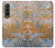 W3875 Canvas Vintage Rugs Hard Case For Samsung Galaxy Z Fold 3 5G