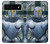 W3864 Medieval Templar Heavy Armor Knight Hard Case and Leather Flip Case For Google Pixel 6