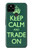 W3862 Keep Calm and Trade On Hard Case and Leather Flip Case For Google Pixel 4a 5G