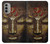 W3874 Buddha Face Ohm Symbol Hard Case and Leather Flip Case For Motorola Moto G51 5G