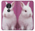 W3870 Cute Baby Bunny Hard Case and Leather Flip Case For Motorola Moto G7 Power