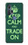 W3862 Keep Calm and Trade On Hard Case and Leather Flip Case For Motorola Edge+