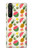 W3883 Fruit Pattern Hard Case and Leather Flip Case For Sony Xperia 1 III