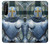 W3864 Medieval Templar Heavy Armor Knight Hard Case and Leather Flip Case For Sony Xperia 1 II