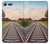 W3866 Railway Straight Train Track Hard Case and Leather Flip Case For Sony Xperia XZ Premium