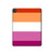 W3887 Lesbian Pride Flag Tablet Hard Case For iPad Pro 11 (2021,2020,2018, 3rd, 2nd, 1st)