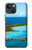 W0844 Bora Bora Island Hard Case and Leather Flip Case For iPhone 14