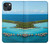 W0844 Bora Bora Island Hard Case and Leather Flip Case For iPhone 14