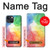 W2945 Colorful Watercolor Hard Case and Leather Flip Case For iPhone 14