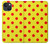 W3526 Red Spot Polka Dot Hard Case and Leather Flip Case For iPhone 14