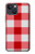 W3535 Red Gingham Hard Case and Leather Flip Case For iPhone 14