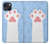 W3618 Cat Paw Hard Case and Leather Flip Case For iPhone 14