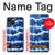 W3671 Blue Tie Dye Hard Case and Leather Flip Case For iPhone 14