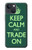 W3862 Keep Calm and Trade On Hard Case and Leather Flip Case For iPhone 14