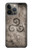 W2892 Triskele Symbol Stone Texture Hard Case and Leather Flip Case For iPhone 14 Pro