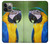 W3888 Macaw Face Bird Hard Case and Leather Flip Case For iPhone 14 Pro