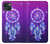 W3484 Cute Galaxy Dream Catcher Hard Case and Leather Flip Case For iPhone 14 Plus