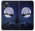 W3508 Xmas Santa Moon Hard Case and Leather Flip Case For iPhone 14 Plus