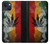 W3890 Reggae Rasta Flag Smoke Hard Case and Leather Flip Case For iPhone 14 Plus