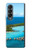 W0844 Bora Bora Island Hard Case For Samsung Galaxy Z Fold 4