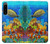 W2568 Sea Seabed Fish Corals Underwater Ocean Hard Case and Leather Flip Case For Sony Xperia 5 IV