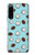 W3860 Coconut Dot Pattern Hard Case and Leather Flip Case For Sony Xperia 5 IV