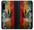 W3890 Reggae Rasta Flag Smoke Hard Case and Leather Flip Case For Sony Xperia 5 IV