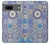 W3537 Moroccan Mosaic Pattern Hard Case and Leather Flip Case For Google Pixel 7