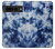 S3439 Fabric Indigo Tie Dye Case For Google Pixel 7 Pro