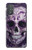 W3582 Purple Sugar Skull Hard Case and Leather Flip Case For Motorola Moto G Power 2022, G Play 2023