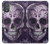 W3582 Purple Sugar Skull Hard Case and Leather Flip Case For Motorola Moto G Power 2022, G Play 2023