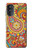 W3402 Floral Paisley Pattern Seamless Hard Case and Leather Flip Case For Motorola Moto G52, G82 5G
