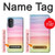 W3507 Colorful Rainbow Pastel Hard Case and Leather Flip Case For Motorola Moto G52, G82 5G