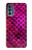 W3051 Pink Mermaid Fish Scale Hard Case and Leather Flip Case For Motorola Moto G62 5G